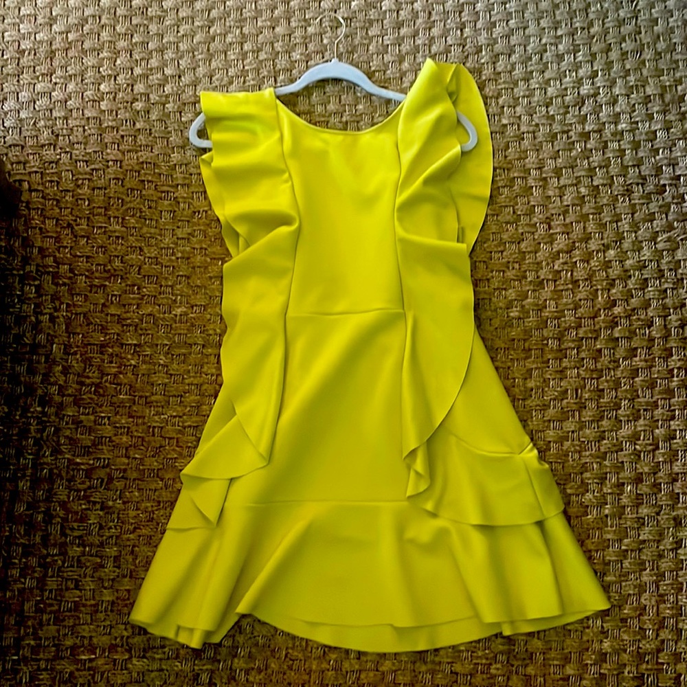 Bright Ruffle Dress